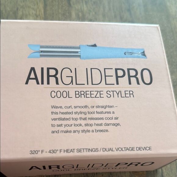 NEW- Calista AirGlide Pro Cool Breeze Styler- baby blue - Picture 2 of 6
